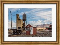 Framed Detail Of Historic Railroad Station, Nevada