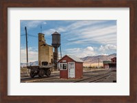 Framed Detail Of Historic Railroad Station, Nevada