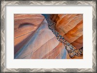 Framed Designs Of A Small Canyon On The White Dome Trail