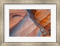 Framed Designs Of A Small Canyon On The White Dome Trail