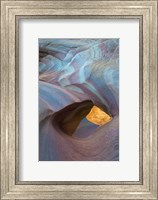 Framed Swirling Polished Sandstone Design, Nevada