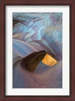 Framed Swirling Polished Sandstone Design, Nevada