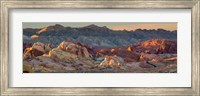 Framed Panorama Of Valley Of Fire State Park, Nevada