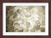 Framed Close-Up Of A Pile Of Rock Salt, York, Maine