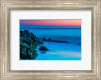 Framed Cape May In Aqua, New Jersey