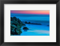 Framed Cape May In Aqua, New Jersey