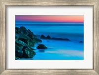 Framed Cape May In Aqua, New Jersey