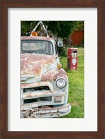 Framed Rusted Antique Automobile, Tucumcari, New Mexico