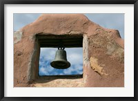 Framed Adobe Church Bell, Taos, New Mexico