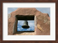 Framed Adobe Church Bell, Taos, New Mexico