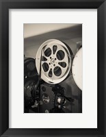 Framed Vintage Film Projector At The Kimo Theater, New Mexico