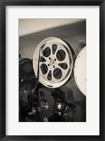 Framed Vintage Film Projector At The Kimo Theater, New Mexico