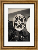 Framed Vintage Film Projector At The Kimo Theater, New Mexico