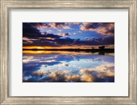Framed Wetlands At Sunrise, Bosque Del Apache National Wildlife Refuge, New Mexico