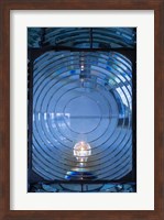Framed Close Up Of The Antique Fresnel Lighthouse Beacon, Fire Island