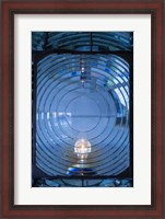Framed Close Up Of The Antique Fresnel Lighthouse Beacon, Fire Island