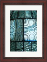 Framed Close Up Pattern Of The Antique Fresnel Lighthouse Beacon