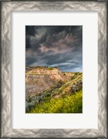 Framed Thunderstorm Approach On The Dakota Prairie