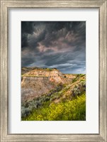 Framed Thunderstorm Approach On The Dakota Prairie