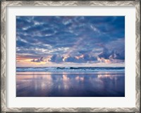 Framed Sunset From North Jetty Beach, Oregon