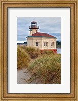 Framed Coquille River Lighthouse, Oregon