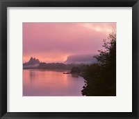 Framed Fog Along The Columbia River, Oregon