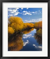 Framed Donner And Blitzen River Landscape, Oregon