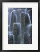 Framed Uwaterfalls Over Basalt Columns, Oregon