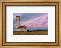 Framed Oldest Lighthouse At Cape Blanco State Park, Oregon