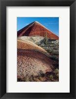 Framed Oregon, John Day Fossil Beds National Monument The Undulating Painted Hills