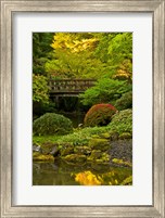 Framed Moon Bridge, Portland Japanese Garden, Oregon