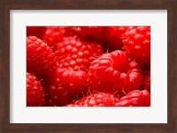 Framed Close-Up Of Fresh Raspberries