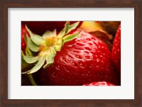 Framed Close-Up Of Fresh Strawberry