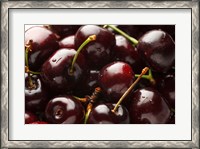 Framed Close-Up Of Fresh Cherries