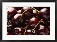 Framed Close-Up Of Fresh Cherries