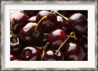 Framed Close-Up Of Fresh Cherries