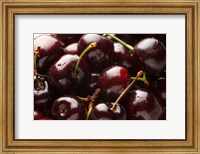 Framed Close-Up Of Fresh Cherries