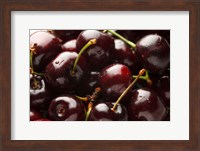 Framed Close-Up Of Fresh Cherries