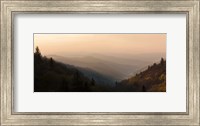 Framed Sunrise Panorama In The Great Smoky Mountains National Park