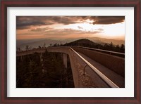 Framed Sunset Over Walkway In The Great Smoky Mountains National Park