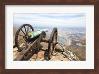 Framed Cannon Perched On Lookout Mountain, Tennessee