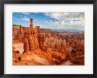 Framed Thor's Hammer At Bryce Canyon National Park