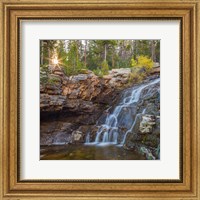 Framed Provo River Falls, Utah
