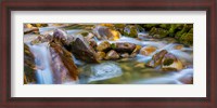 Framed Scenic View Of The Little Cottonwood Creek