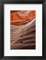 Framed Red Canyon, Moki Steps, Zion, Utah