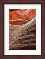 Framed Red Canyon, Moki Steps, Zion, Utah