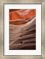 Framed Red Canyon, Moki Steps, Zion, Utah
