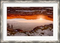 Framed Sunrise At Mesa Arch, Canyonlands National Park, Utah