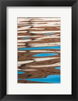 Framed Colorful Abstract Reflections Of Canyon Walls On Lake Powell
