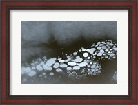 Framed Abstract Design Formed By Frozen Ice Bubbles